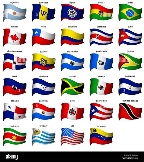 Flags Of Latin America Printable