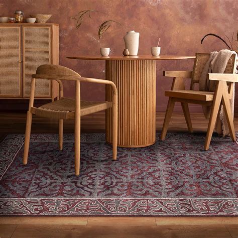 Applique Hand Tufted Woollen Rug – Obeetee Carpets India