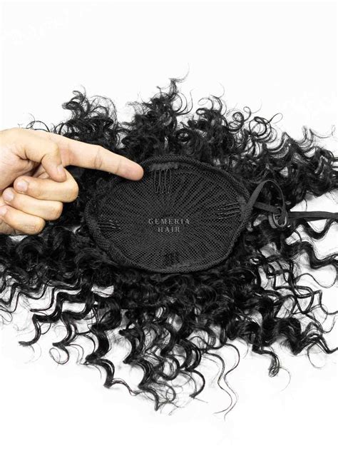 Clip-In Faux Bun | Curly Hair Bun - Gemeria Hair