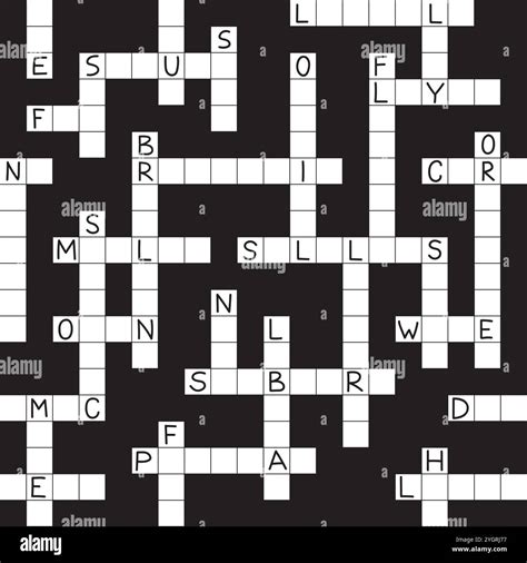 Crossword style seamless pattern. Empty space to fill words, positive ...