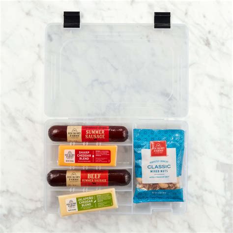 Savory & Spicy Summer Sausage Snackle Box | Hickory Farms