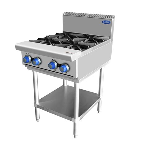 COOKRITE Commercial 4 Burner Gas Stove AT80G4BF
