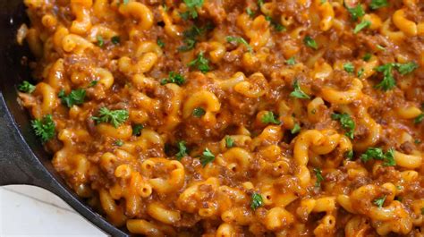 homemade chili mac hamburger helper