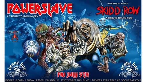 Powerslave - a tribute to Iron Maiden + Skidd Row - a tribute to The ...