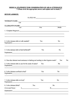 MEDICAL STATEMENT FOR CONSIDERATION OF ... - Elderwerks ...