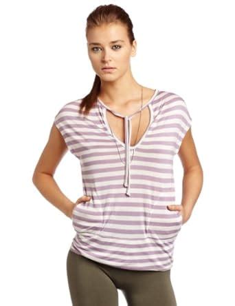 Buy HKNB Heidi Klum for New Balance Womens Keyhole Banded Top, Eggshell ...
