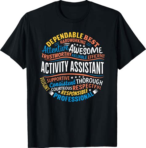 Activity Assistant Appreciation Activity Professionals Week T-Shirt ...
