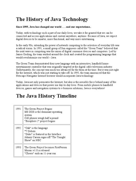 Brief History of Java Programming Language 的图像结果