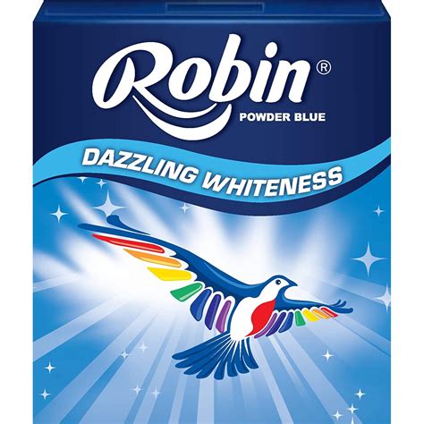 Robin Dazzling Whiteness Powder Blue, 350 g : Amazon.in: Health ...