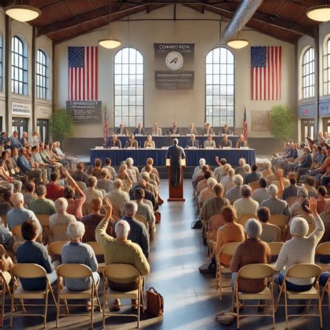 Town Hall Meeting 的图像结果