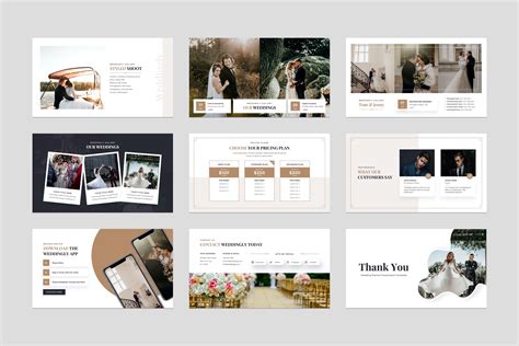 Wedding Planner PowerPoint Presentation Template - FREE - Graphue