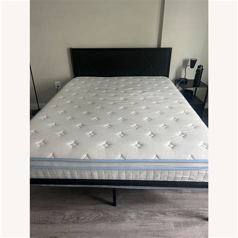 Wayfair Queen Size Minimalist Black Bed - AptDeco