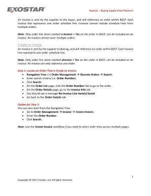 Fillable Online Invoices Boeing Supply Chain Platform Fax Email Print ...