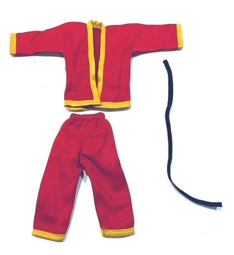 Buy Figlot 1/12 Scale Red Karate Gi Uniform for Marvel Legends Shang ...