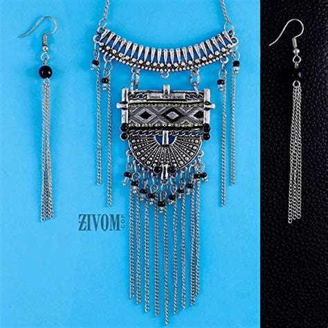 Buy Zivom® Filigree Oxidised Afghani Bohemian Tribal Black Beads German ...