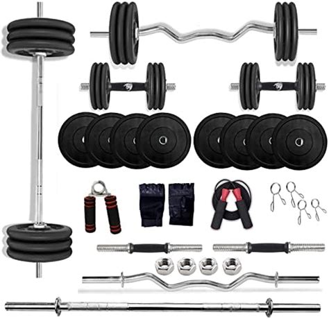 HASHTAG FITNESS 20 in 1 bench home gym equipment 60 Kg with preacher ...