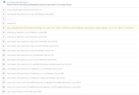 华为分析 hianalytics 安卓 6.3.0.301 崩溃！！！-华为开发者问答 | 华为开发者联盟