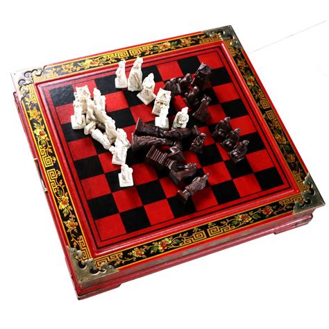 Buy IADUMO Unique Wooden Chess Board Set - 15 Inch Classic Chess Board ...
