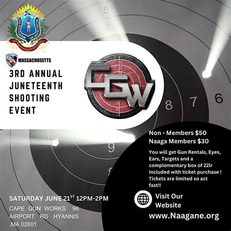 3rd Annual Juneteenth Range Day, Cape Gun Works, Barnstable, 21 June ...