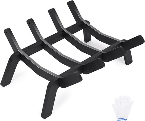 Amazon.com: 1MORE Fireplace Grates 14 Inch - Heavy Duty Steel Fireplace ...