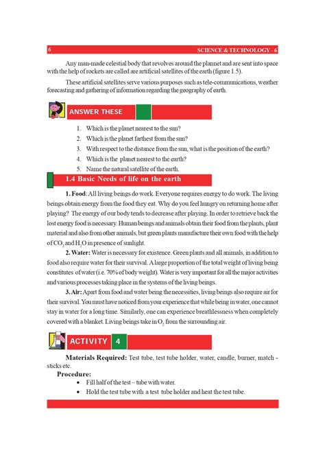 Class Six Science Book 的图像结果