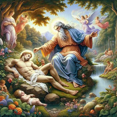 God created Eve with | Bible Art