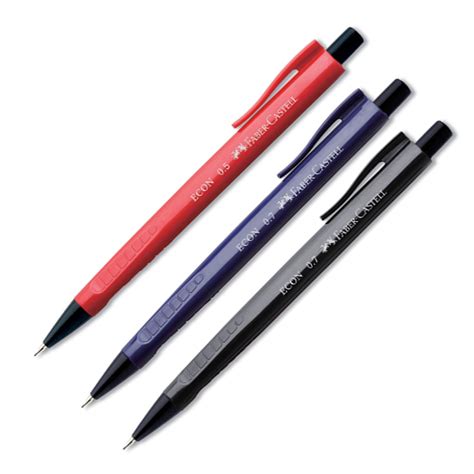 Faber-Castell Econ 1351 Mekanik Kurşun Kalem 0.7mm Koyu Renkler (1 Adet ...