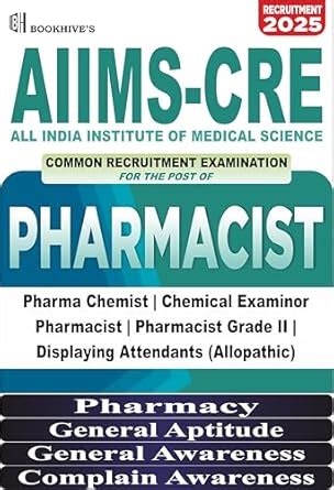Buy AIIMS CRE Pharmacist 2025 | Pharma Chemist ,Chemical Engineer ...
