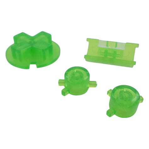 Button set for Game Boy Color - Clear Green | ZedLabz