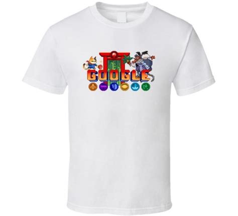 Google Doodle Champion Island Games T Shirt India | Ubuy