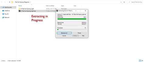 How to Unzip file – Red Soil Spring