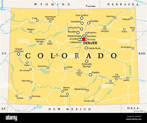 Colorado Map With Cities