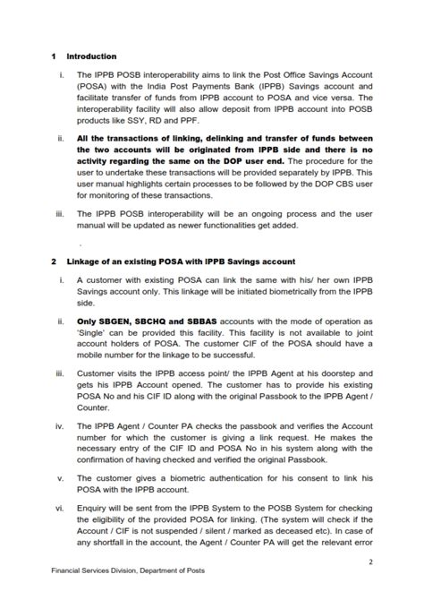 User manual for POSB part of the IPPB POSB interoperable transactions ...