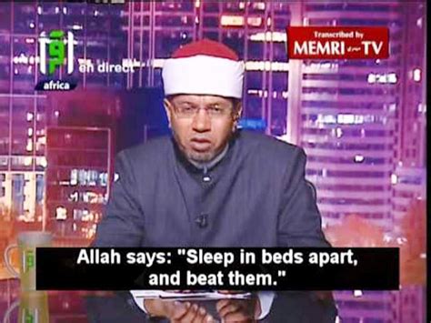 Egyptian cleric says 'ok to beat your wife, as long as it's not on her ...