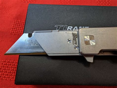 Exceed Designs TiRant Razor V3 titanium utility knife review - the best ...