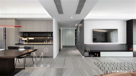 世贸维拉-128.0平米两居现代风格-谷居家居装修设计效果图