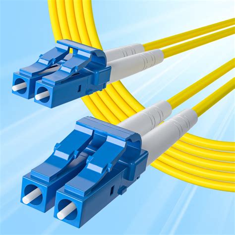 Fiber Patch Cable - LC to LC OS2 10Gb/Gigabit Singlemode Jumper Duplex ...