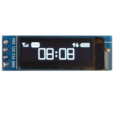 Amazon.in: Buy REES52 0.91" IIC I2C Serial OLED LCD Display SSD1306 ...