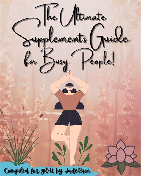 The Ultimate Supplements Guide for Busy People! : Learn the 5 important ...