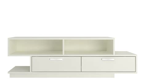 Adona Evita Media Stand and TV Unit w/2 Drawers Ivory – Adona Woods