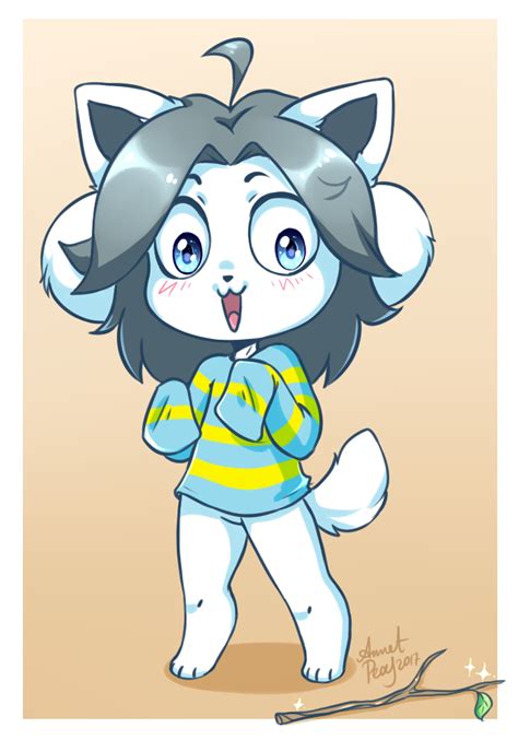 Temmie by AnnetPeas on DeviantArt