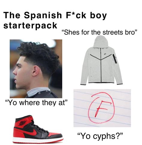 The spanish f*ck boy starterpack : r/starterpack