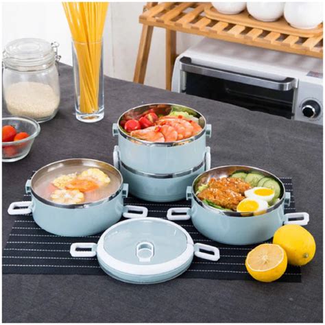 Multi Layer Stainless Steel Hot Lunch Box (4 Layer) – GreenDNA® India