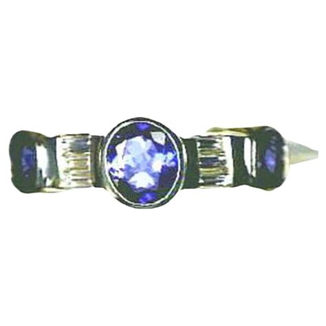 Grand Sample Sale Ring Featuring Blueberry Tanzanite Set in 14k Honey Gold For Sale at 1stDibs ...