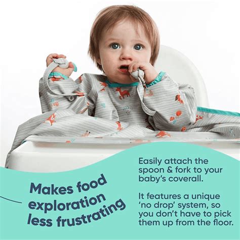 Bibado Handi Cutlery- Attachable Weaning Cutlery Set 6M+ – The Moms ...