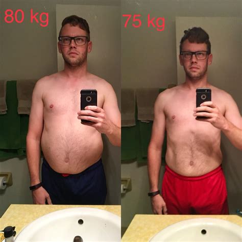 M/38/181cm [80kg>75kg=5kg] April to August. Quit drinking in March and ...