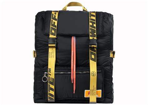Off-White Oversize Puffy Backpack Black – Kicks Machine