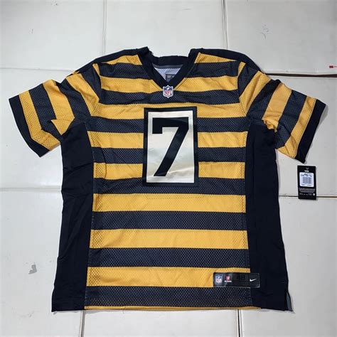 Steelers striped throwback jersey online