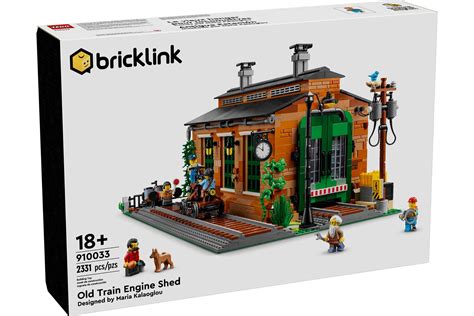 LEGO 910033 Bricklink Old Train Engine Shed - Unieke Bricks - Passie voor LEGO®