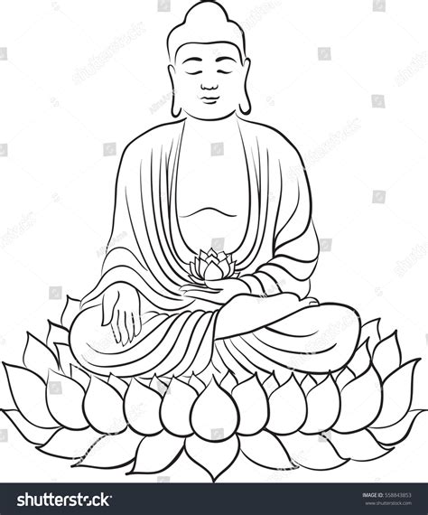 Buddha Drawing Images at GetDrawings | Free download